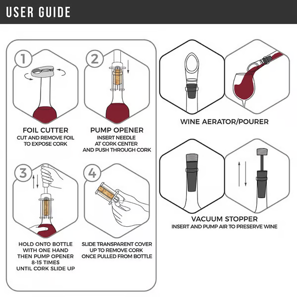 4 Wino On The Go Lovers Gift Setš·