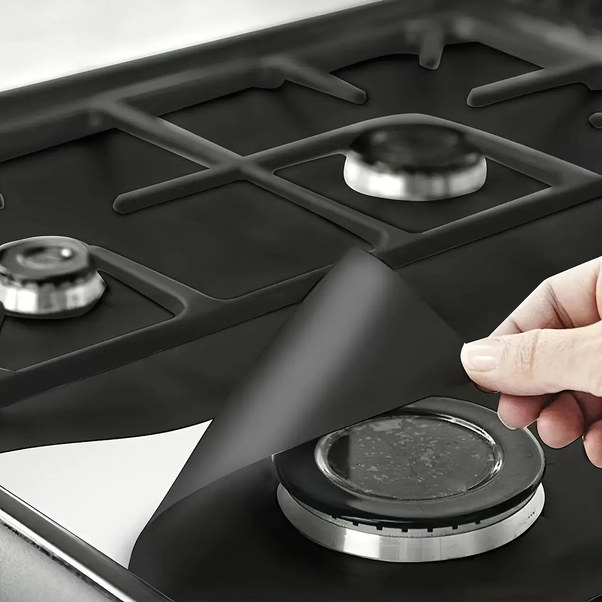 🍳 Reusable Gas Stove Burner Liners – Less Scrubbing, Easier Cleanup 🍴