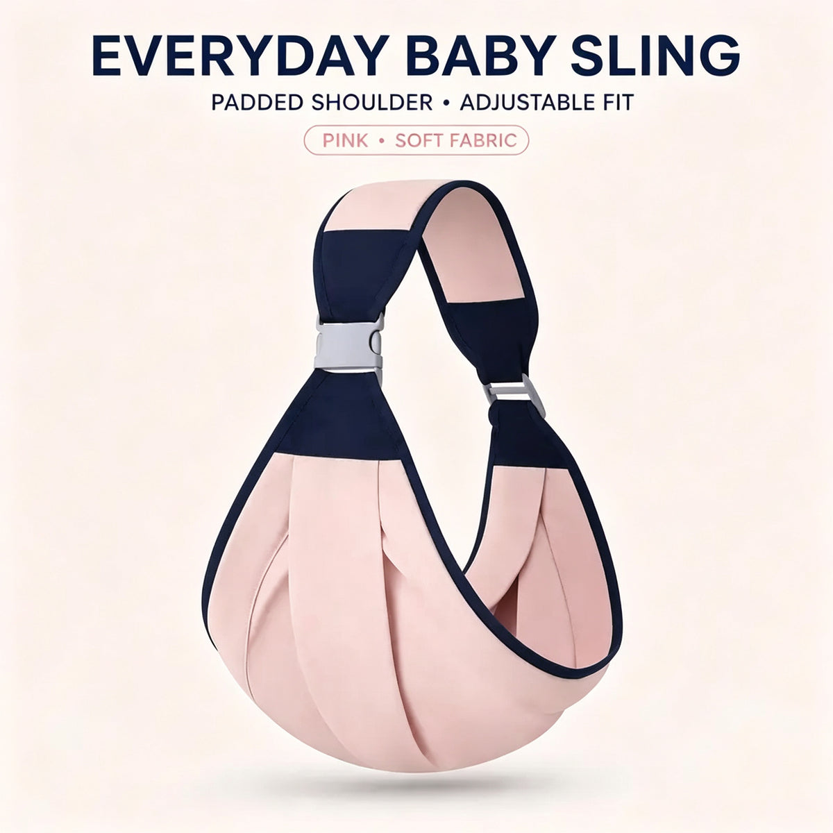 Adjustable Single Shoulder Portable Strap, Soft Lightweight Textile Design for Front Carry, Travel and Daily Outings