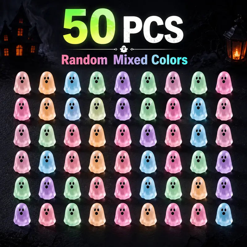đ„HOT SALE 50% OFFđ„Glow In Dark Cute Ghost Resin Bead Set