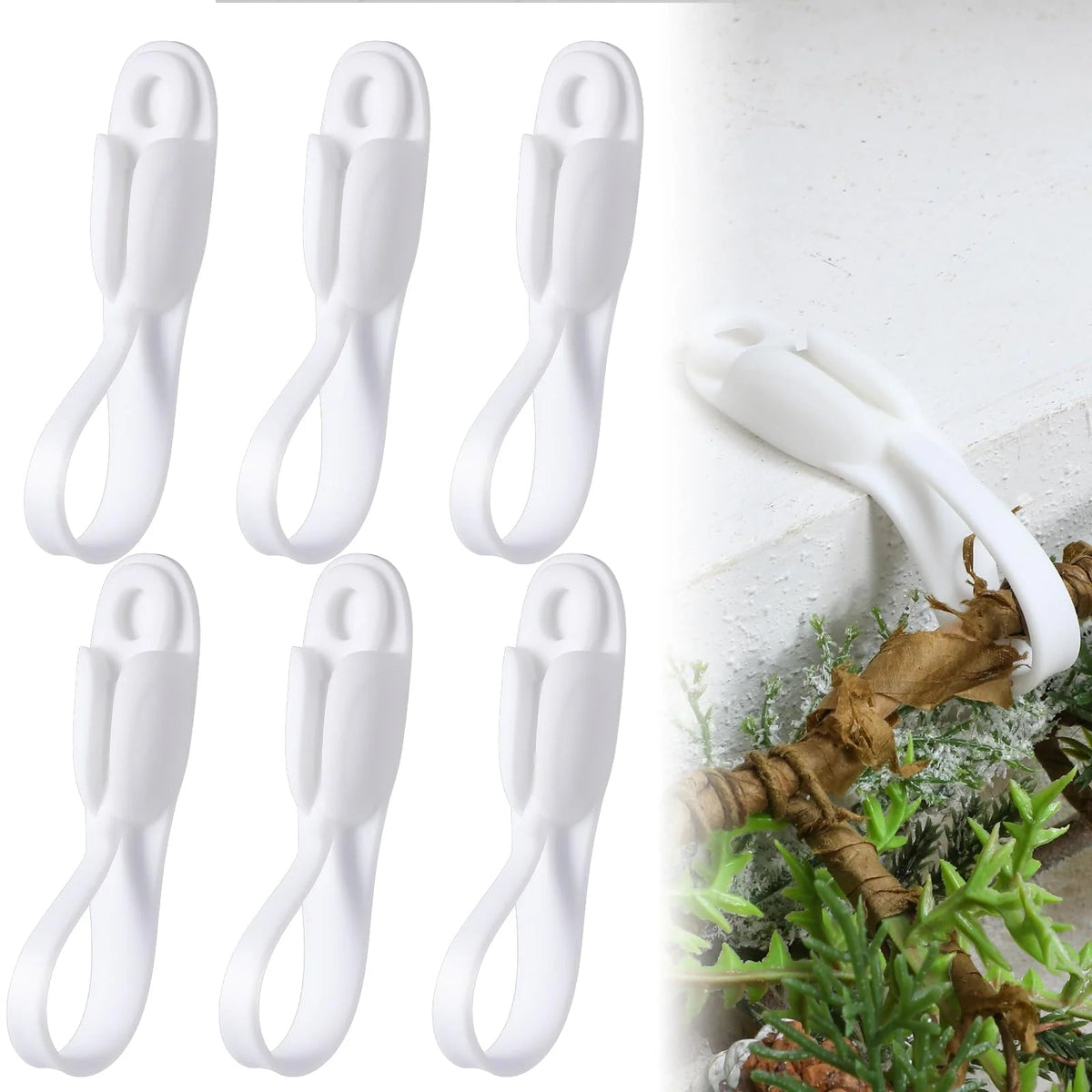 Christmas Garland Hanger Mantle Garland No Drill Hooks