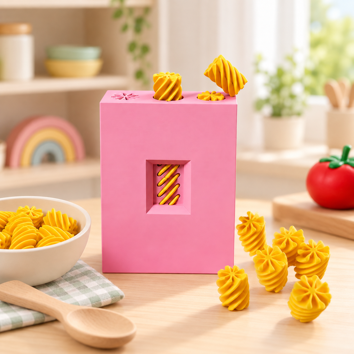๐ฅฃ3D Pretend Food Play Set โ Interactive Pasta Kitchen Toys