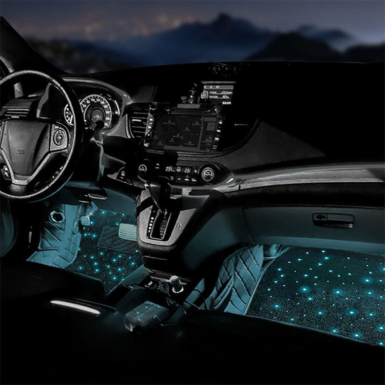RGBW Starlight Car Floor Mats | APP & Remote Controlled Universal Car Star Floor Mats