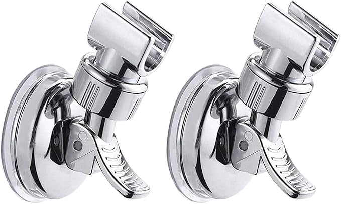Adjustable Shower Head Holders Removable Suction Cup Shower Head Bracket No Drill Shower Head Bracket
