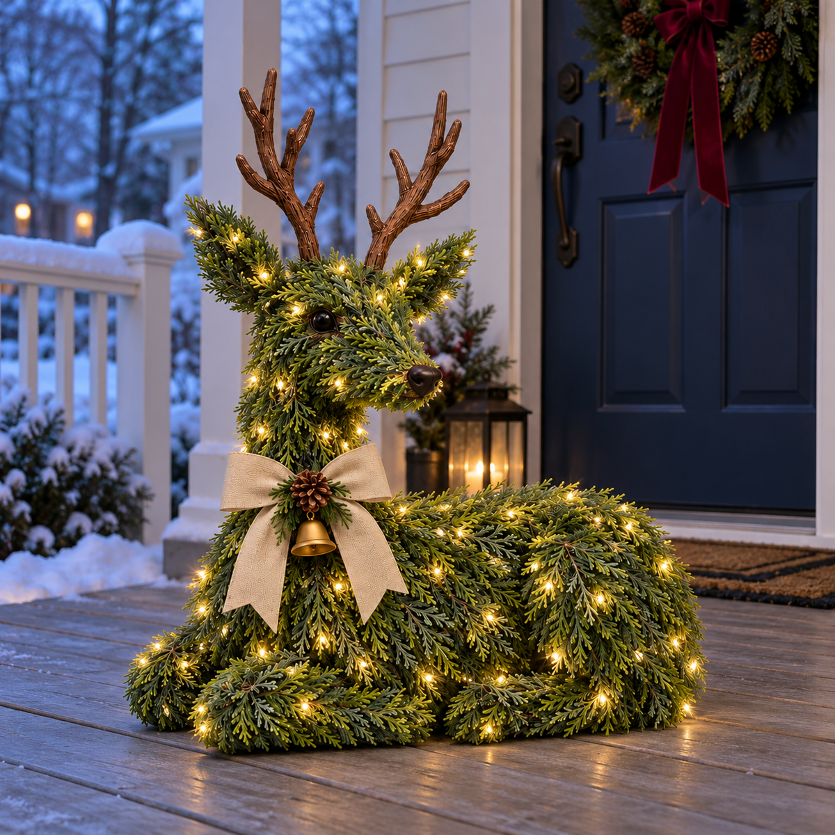🔥LAST DAY 49% OFF -🦌Evergreen Reindeer Christmas Decoration