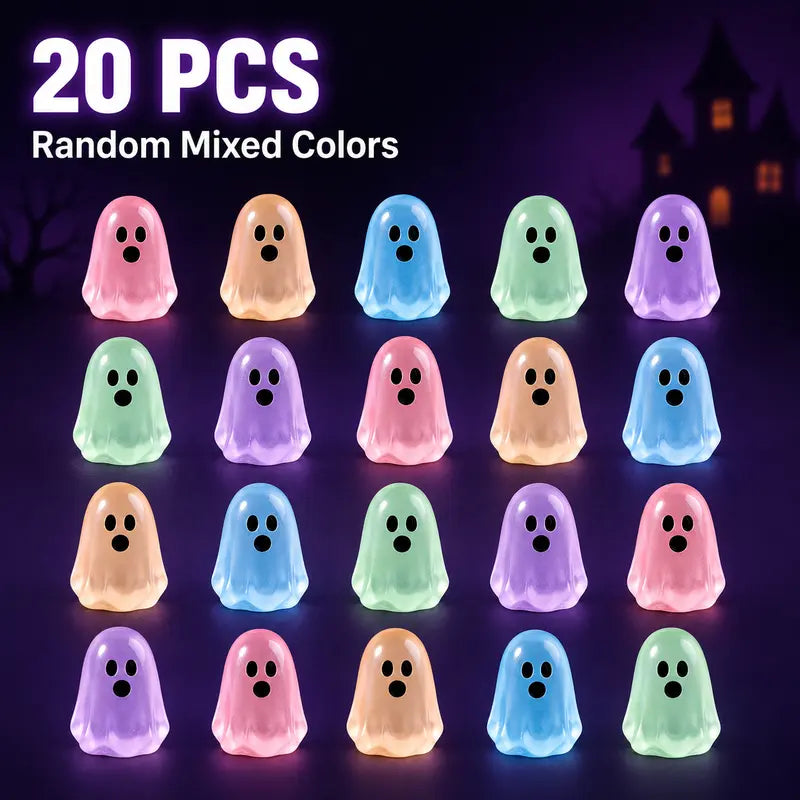 🔥HOT SALE 50% OFF🔥Glow In Dark Cute Ghost Resin Bead Set