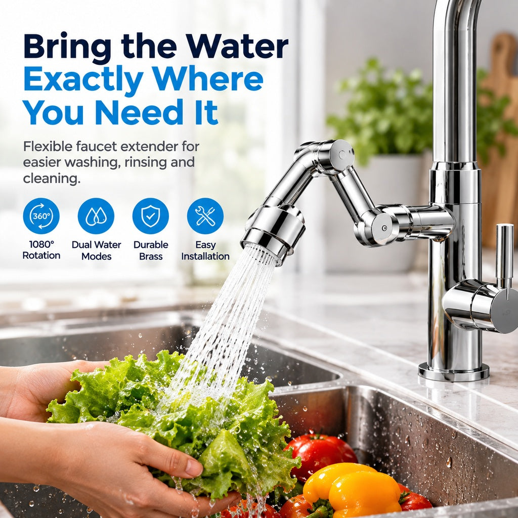 Robotic Arm Universal Faucet Extender