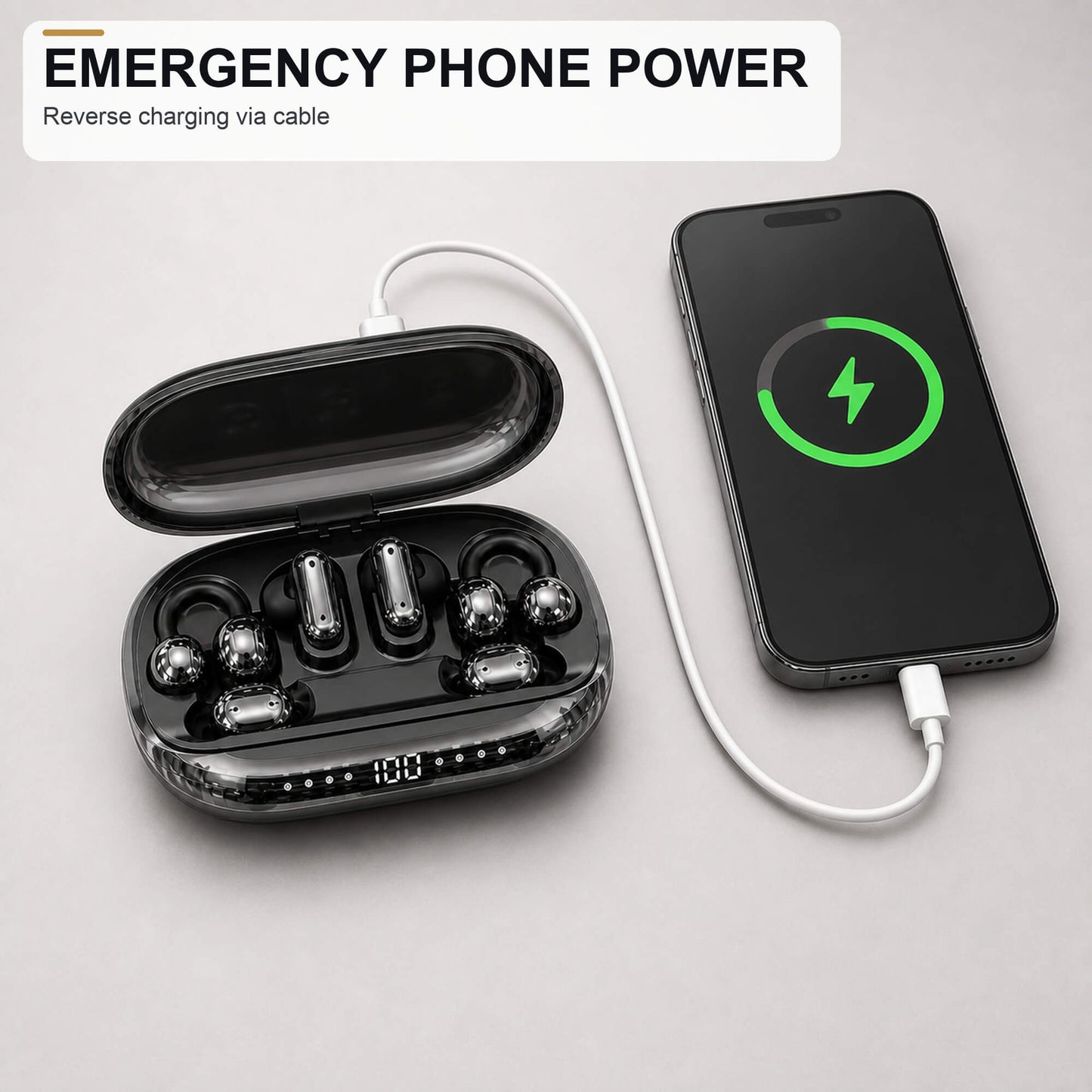 🎉2026 Sale🔥Ultra 3-in-1 Wireless Earbuds with Power Bank Case