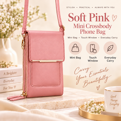 ✨💄📱Mini Crossbody Phone Bag – Keep Your Essentials Close & Go Hands-Free