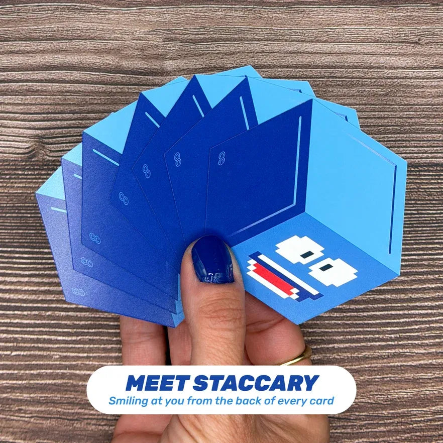 🔥Last Day 50% OFF - ⚡ 3D Energy Edition Card Game | Fast-Paced Stacking Strategy Party Game for Family & Adults Ages 8+