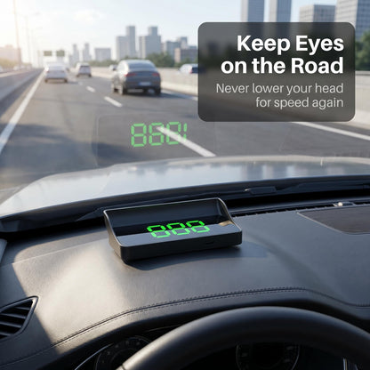 ⚡ Smart GPS Speedometer for Cars – Real-Time MPH/KM/H Display, Auto Brightness & USB Power