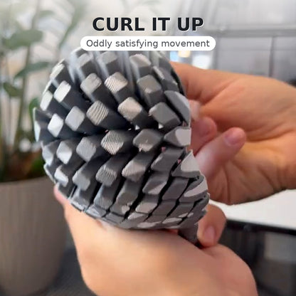 3D Printed Flexi Cat Fidget Toy – Articulated Desk Pet
