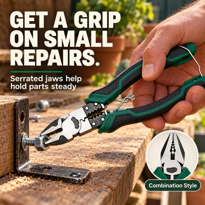 🔧 Multifunction Pliers – Grip, Cut & Strip with One Tool
