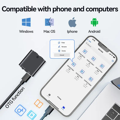 🎙️ Mini Magnetic Voice Recorder – One-Touch Recording, Anytime, Anywhere