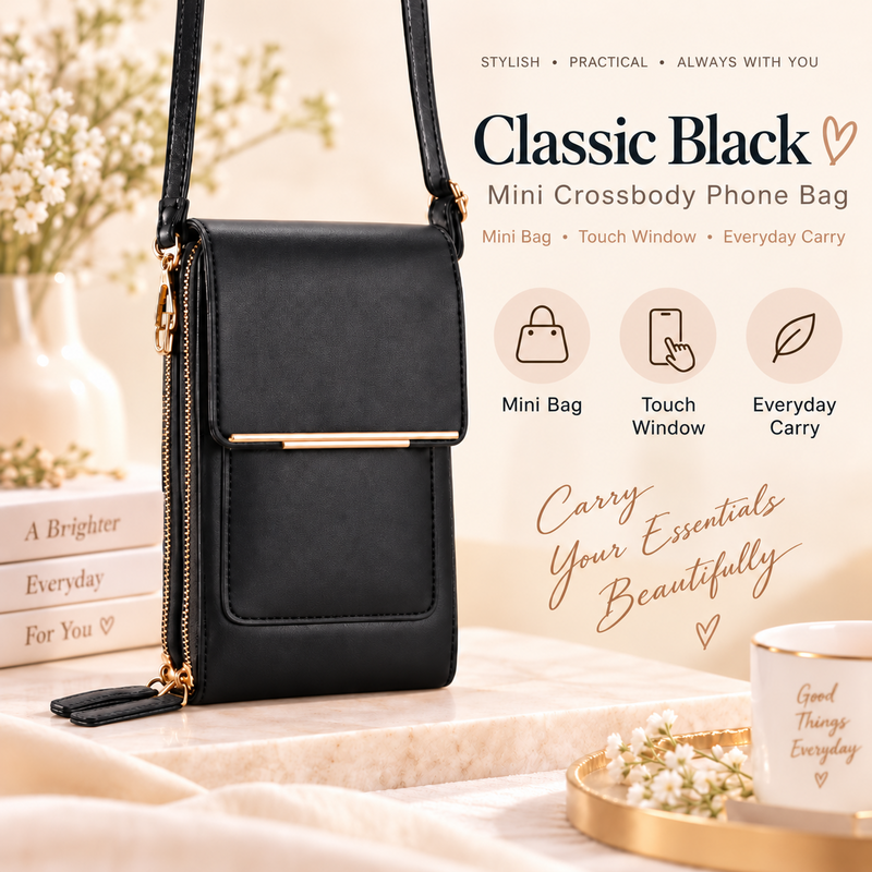 ✨💄📱Mini Crossbody Phone Bag – Keep Your Essentials Close & Go Hands-Free