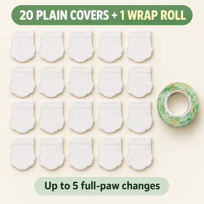 🐾 Keep Muddy Paw Prints Outside—Disposable Dog Paw Covers