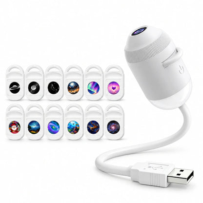 🔥HOT SALE 50% OFF🔥USB Starry Sky Projector Night Light – Flexible Car & Bedroom Galaxy Lamp
