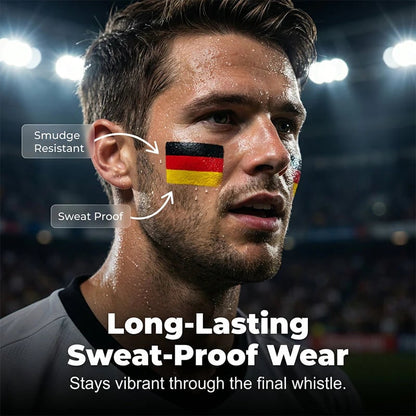 🏆Buy 1 get 1 free🎉National Flag Face Paint Stick for Sports Fans! ⚽