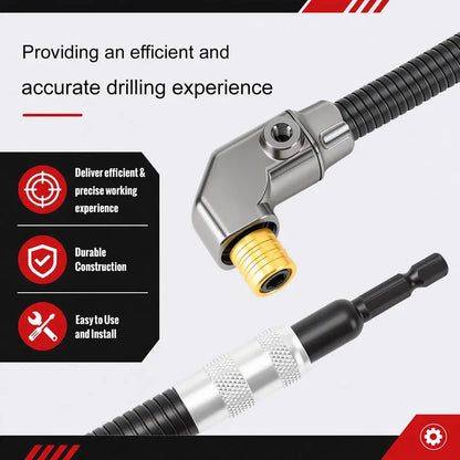 90° Right Angle Drill Attachment — Reach Tight Corners Without Removing Everything Apart