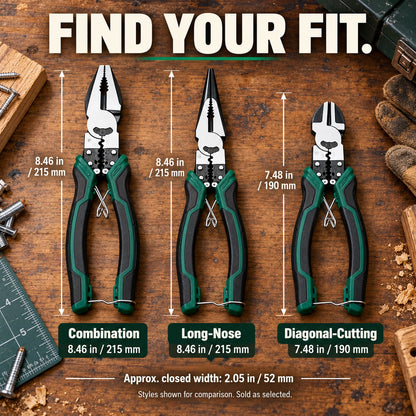 🔧 Multifunction Pliers – Grip, Cut & Strip with One Tool