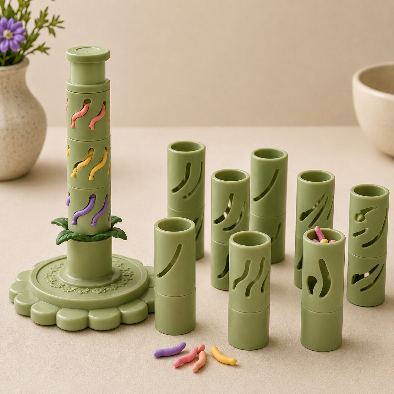 🎉Modular Clay Bloom Maker with 9 Shaping Sleeves