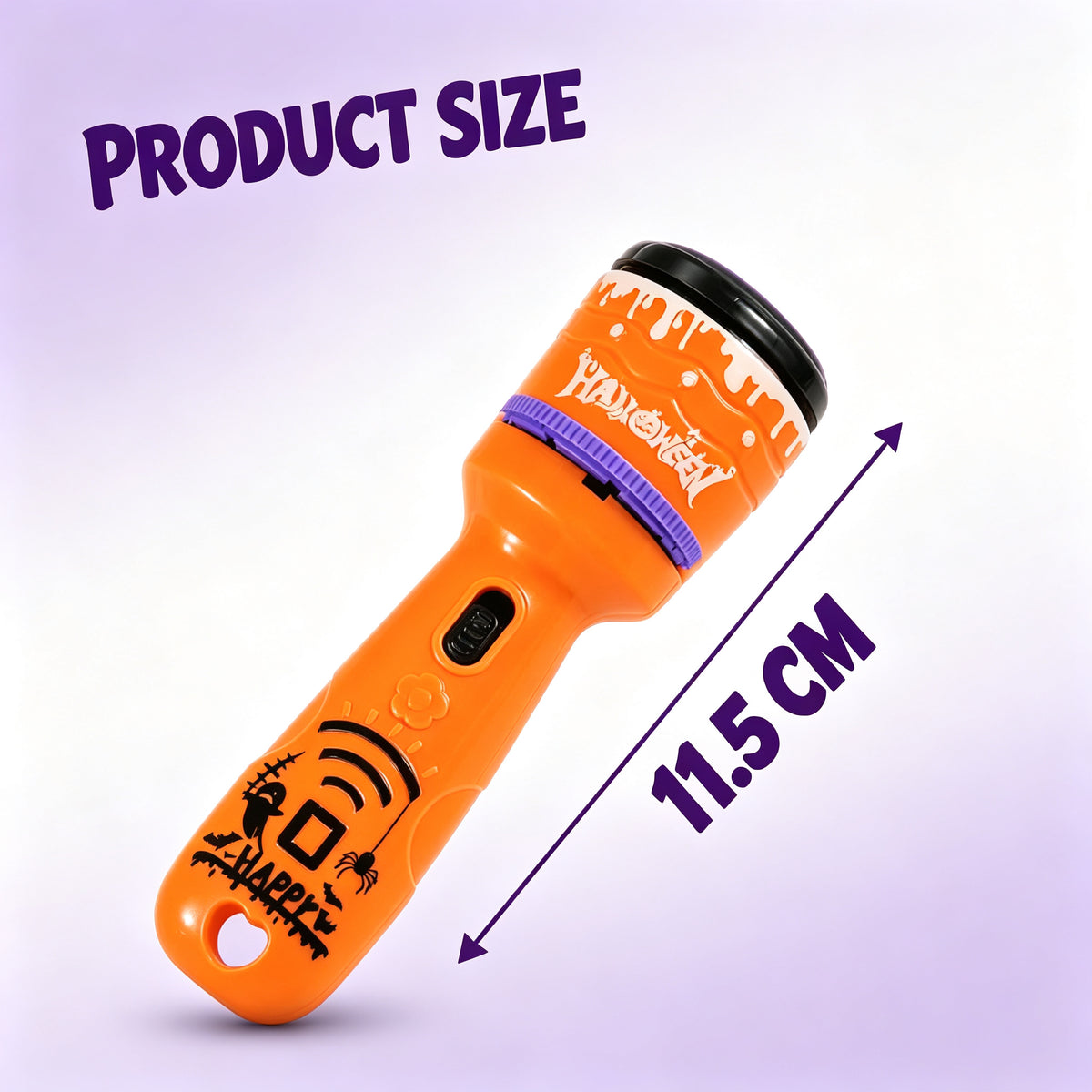 Projection flashlight product size