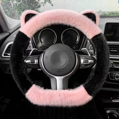 Plush Winter - Use Steering Wheel Cover