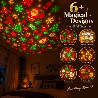 Magical Christmas Tree Projector Light 🎄✨