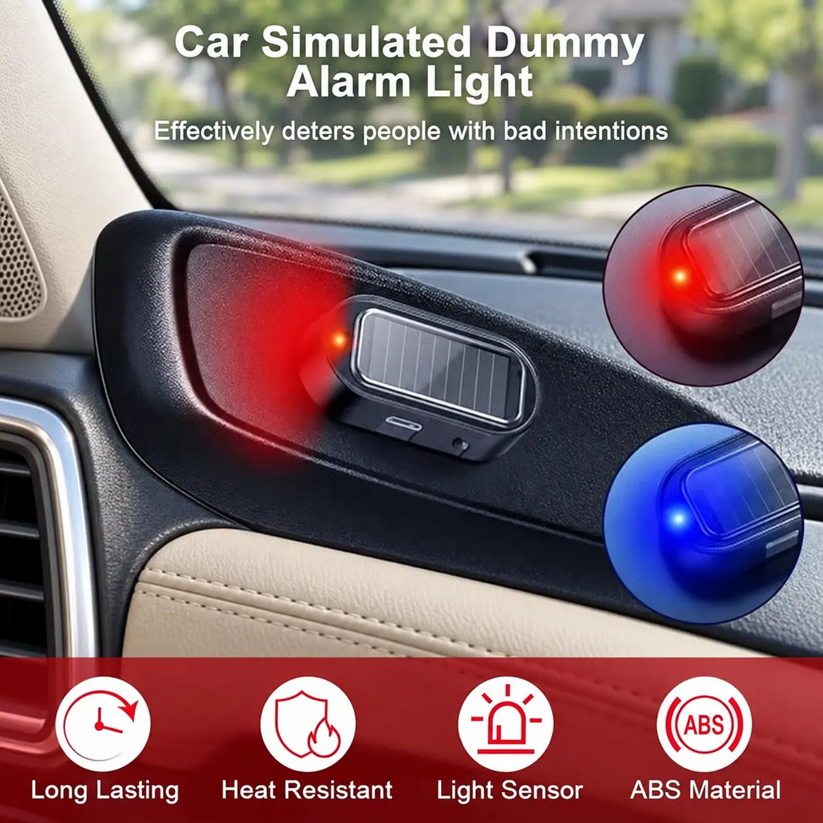 Solar-Powered Car Security Warning Light — Make Your Parked Car Look Less Like an Easy Target