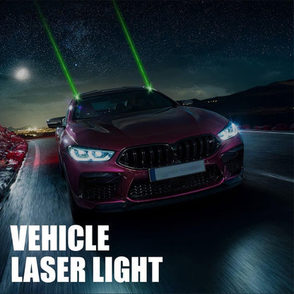 🚗 Wireless Vehicle Laser Warning Light – Remote Control & Rechargeable