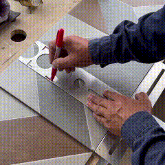 📏Stainless Steel Adjustable Tile Hole Locator