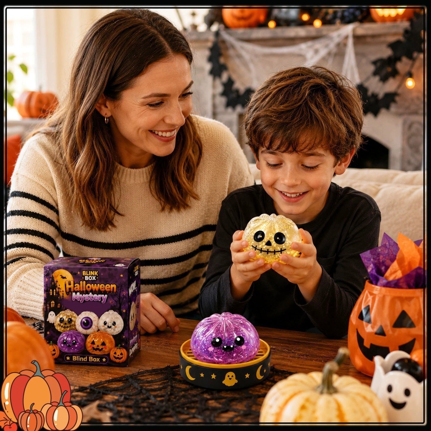 🎃Halloween Dumpling Squishy - Mystery Blind Box👻
