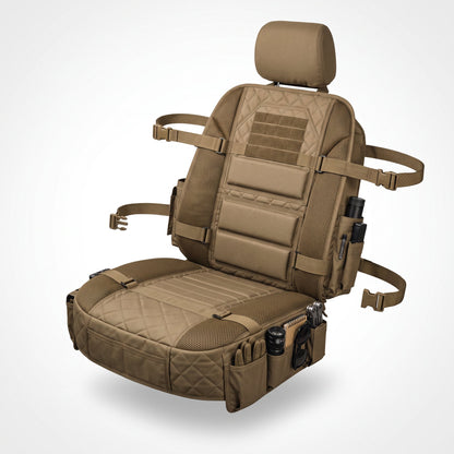 Tactical MOLLE Car Seat Cover Organizer – Rugged Protection & Smart Storage