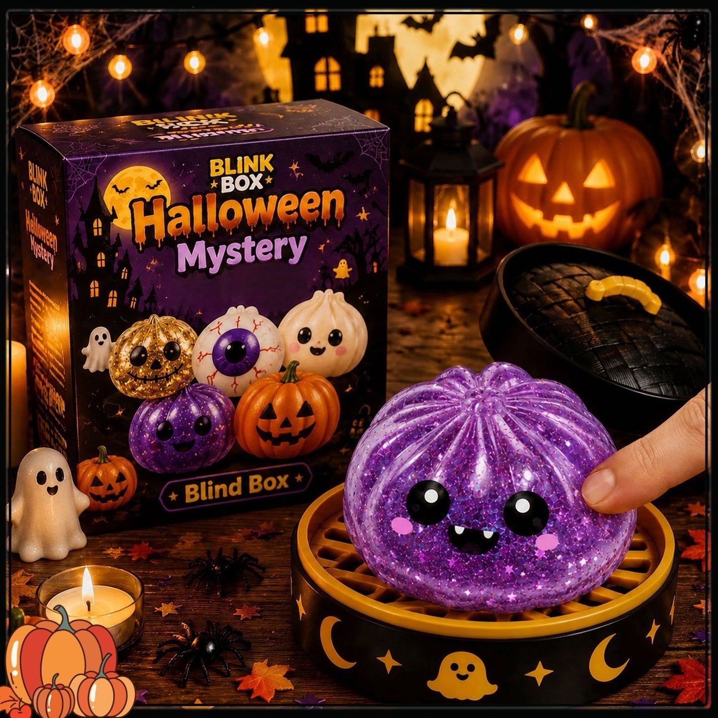 🎃Halloween Dumpling Squishy - Mystery Blind Box👻
