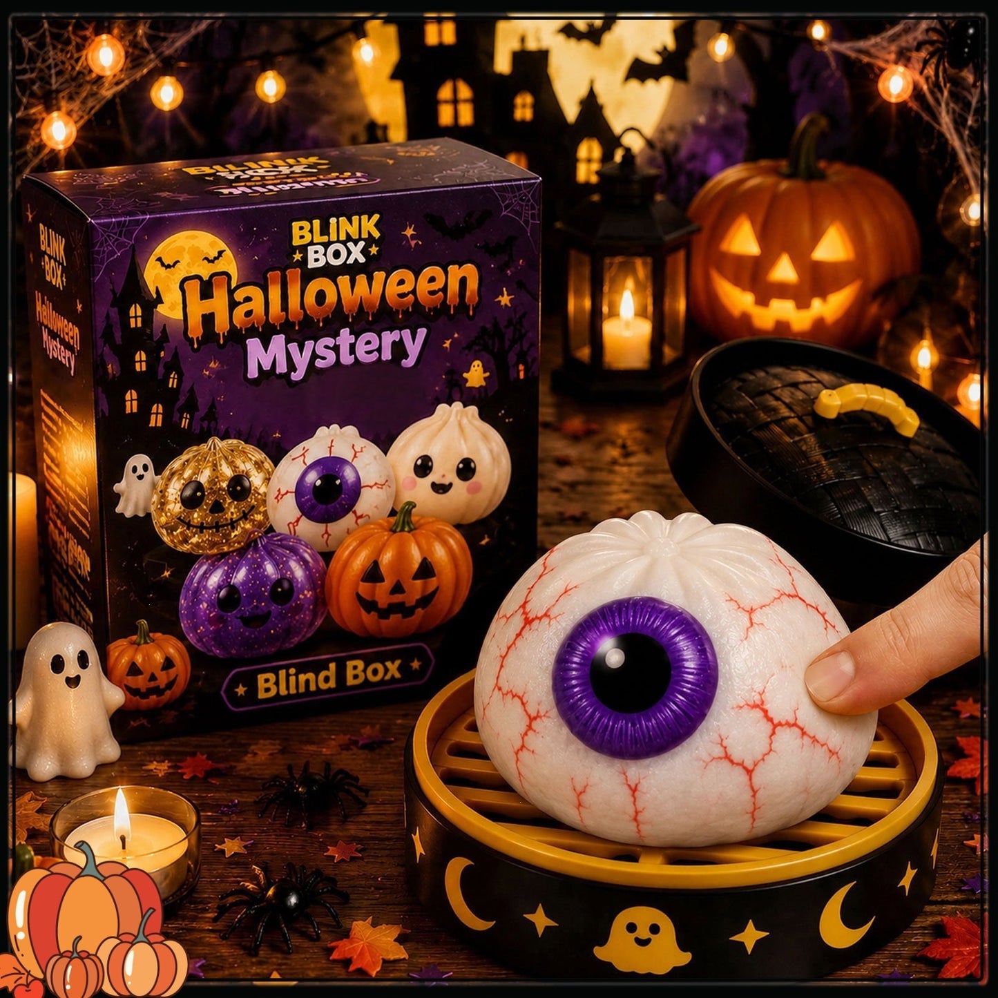 🎃Halloween Dumpling Squishy - Mystery Blind Box👻
