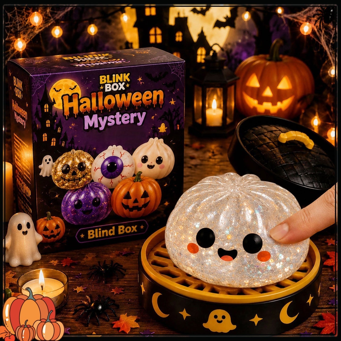 🎃Halloween Dumpling Squishy - Mystery Blind Box👻