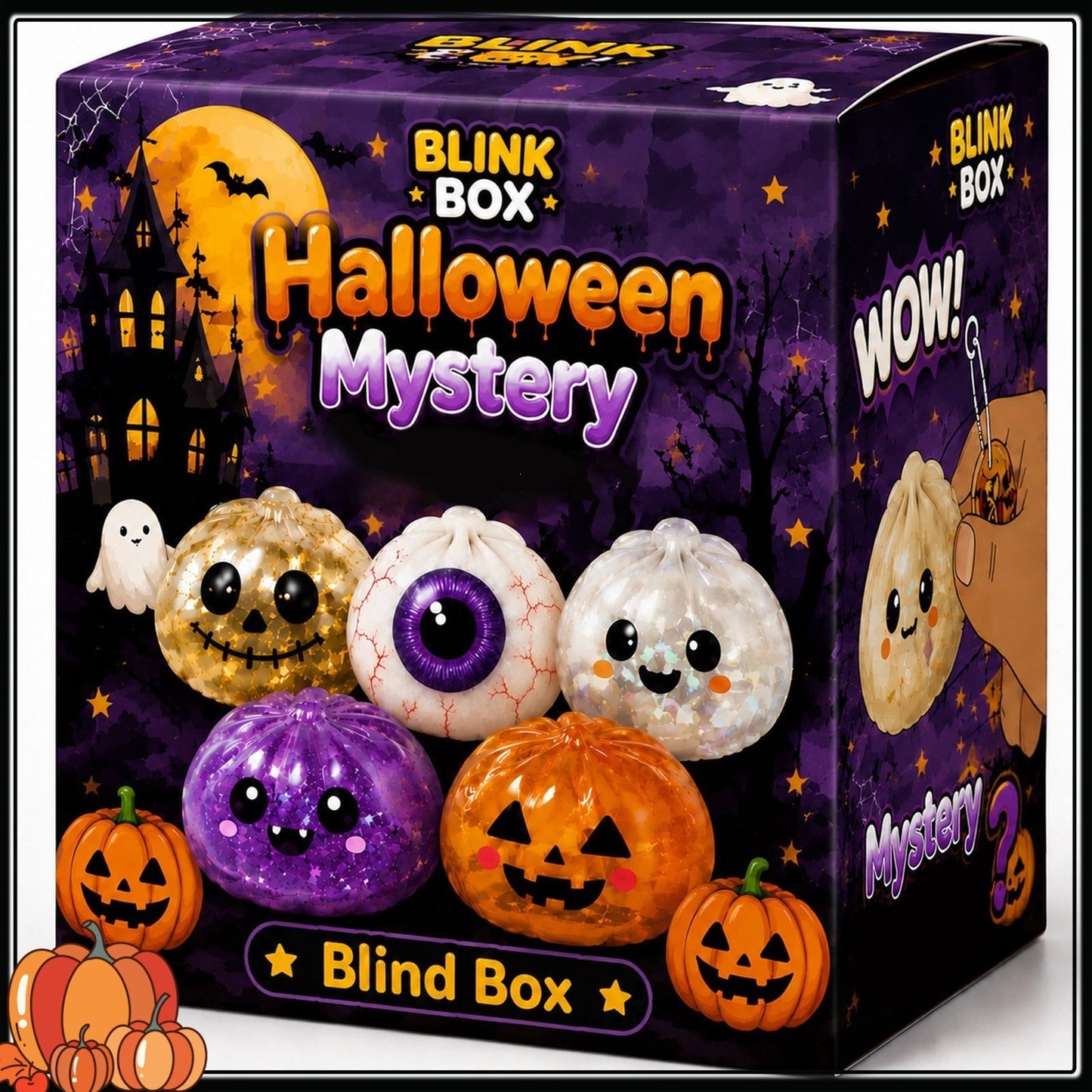 🎃Halloween Dumpling Squishy - Mystery Blind Box👻
