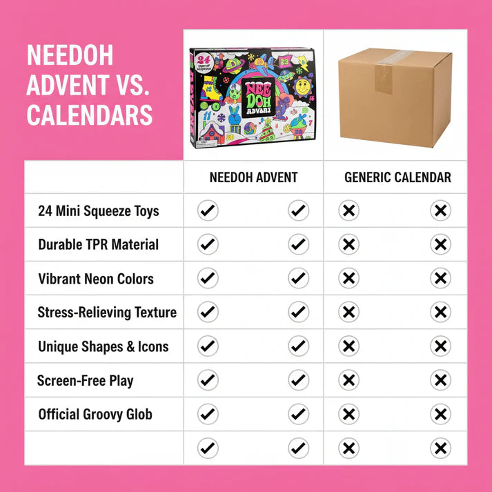🎁NeeDoh Squishmas Advent Calendar - 2026 Edition | Xmas Fidget Gift