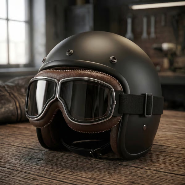 🕶️ OTG Vintage Motorcycle Goggles (Fits Over Glasses)