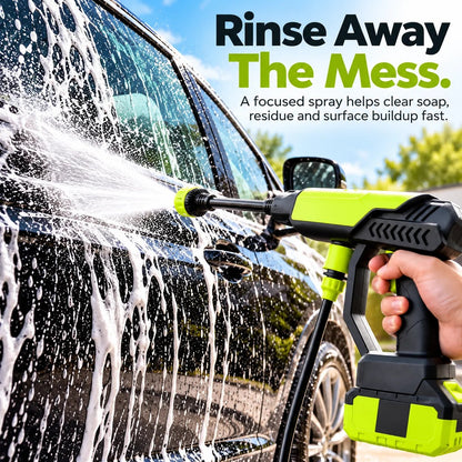 🚗💦 Portable Cordless Pressure Washer Gun – Powerful Car Wash & Outdoor Cleaning Made Easy! ✨