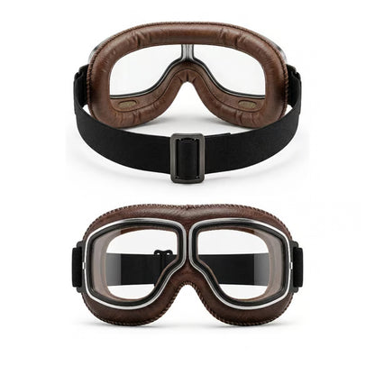 🕶️ OTG Vintage Motorcycle Goggles (Fits Over Glasses)