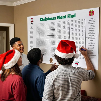 🎉Thanksgiving Word Search Poster(🎉Giant 36"x24" Wall Game)