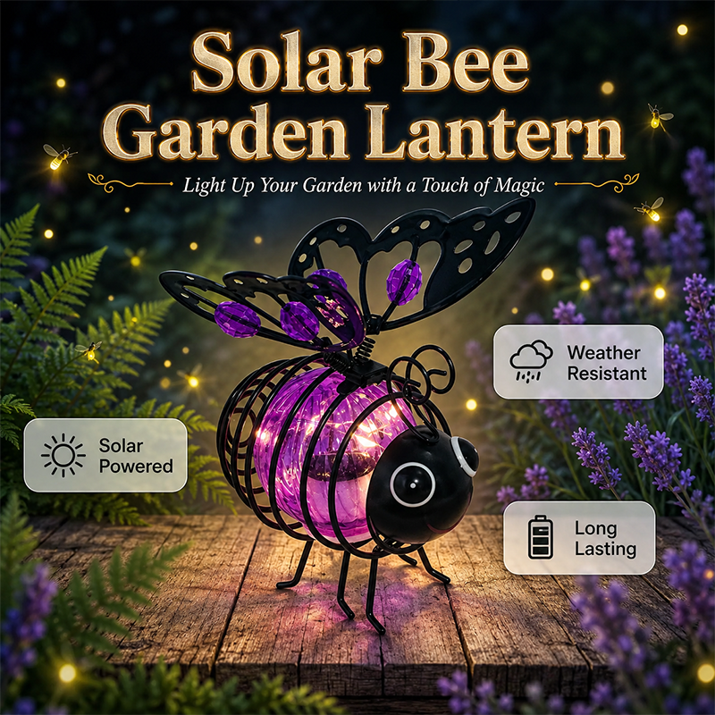 🐝 Solar Bee Garden Light  Turn Your Garden Into a Magical Glow ✨