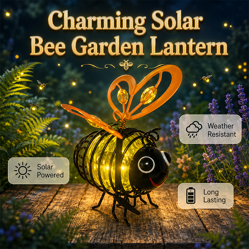 🐝 Solar Bee Garden Light  Turn Your Garden Into a Magical Glow ✨