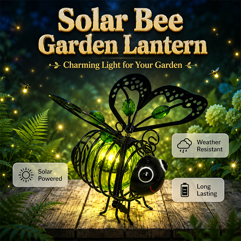 🐝 Solar Bee Garden Light  Turn Your Garden Into a Magical Glow ✨