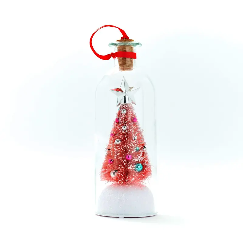 Plainlygoods 8" Recordable Christmas Tree Message In A Bottle