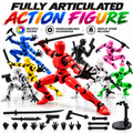 ⚔️💥 Build Your Own Robot Army – Fully Poseable Action Figures with Swappable Weapons