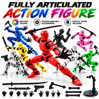 ⚔️💥 Build Your Own Robot Army – Fully Poseable Action Figures with Swappable Weapons