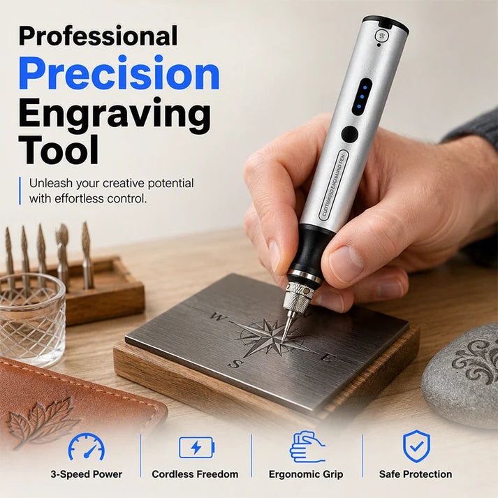 ✍️ 50% OFF! ⚡ Mini Engraving Pen – Cordless, Precise & Versatile ✨
