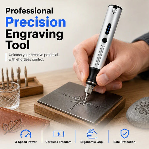✍️ 50% OFF! ⚡ Mini Engraving Pen – Cordless, Precise & Versatile ✨